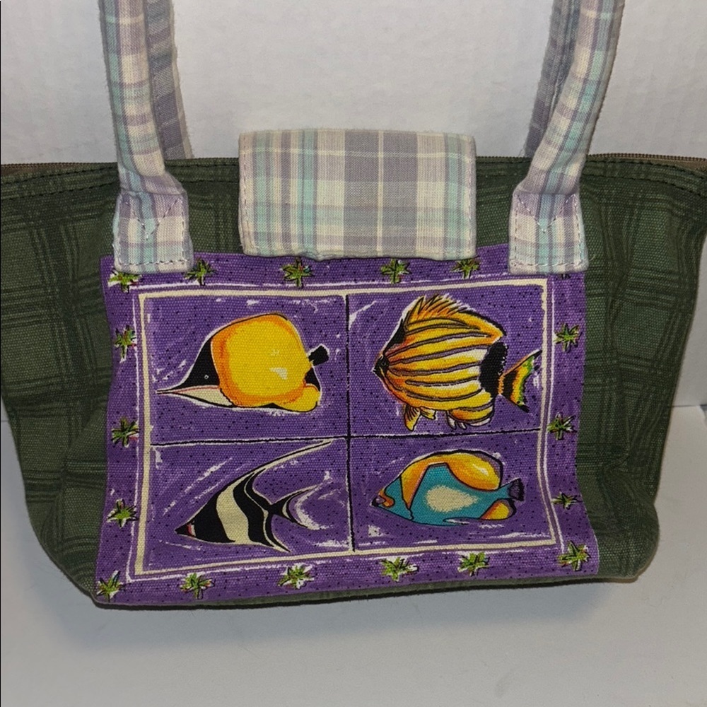 Colorful Fish Print Women's Canvas Bag…Bright and Cheerful
